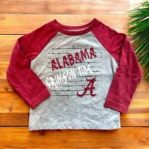 COLOSSEUM Alabama Crimson Tide Toddler Raglan Shirt - Size 3T